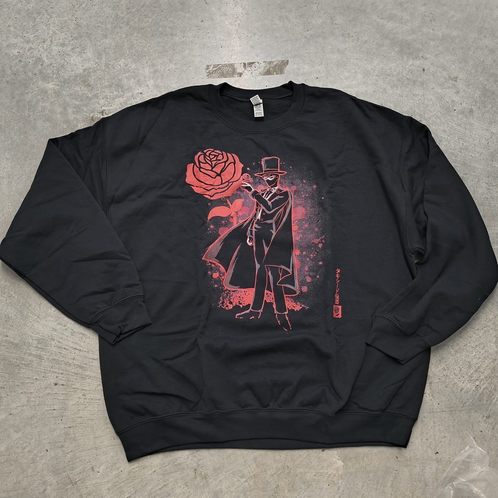 Black Graphic Men’s Sweater